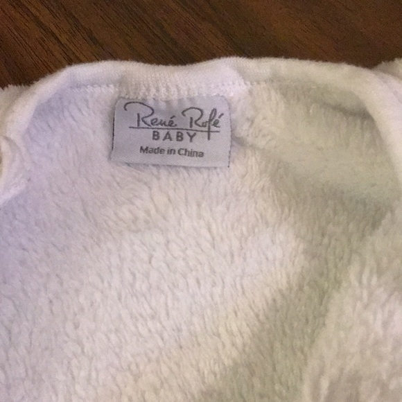 VGUC cute 6-9m baby fleece bunting suit - Picture 3 of 5